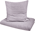 Bettwäsche-Set aus Musselin, grau, 155 x 220 + 80 x 80 cm ALANA