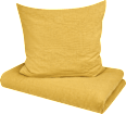 Bettwäsche-Set aus Musselin, senfgelb, 155 x 220 + 80 x 80 cm ALANA