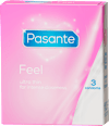 Prezerwatywy Sensitive/Feel o zmniejszonej grubości 3szt. Pasante