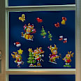 Fensterbilder Elche Weihnachtsmotive (A4) BRAUNS-HEITMANN