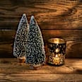 Drahttannenbaum beschneit, grün (23 cm) Dekorieren & Einrichten