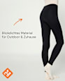 Leggings mit warmem & weichem Innenfleece schwarz Gr. 36/38 nur die