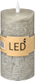 LED-Stumpenkerze mit Timer, grau Dekorieren & Einrichten