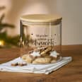 Glasvorratsdose mit Bambusdeckel "Weihnachtsszeit" Dekorieren & Einrichten