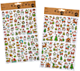 Aufkleber Schnee-/Weihnachtsmann Dekorieren & Einrichten
