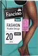 Strumpfhose mit Punkte-Muster schwarz Gr. 50/52, 20 DEN Fascino