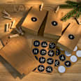 Adventskalender-Set mit Papiertüten, Klammern, Kordel & Aufklebern  Dekorieren & Einrichten