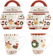 Tazza natalizia assort. m HOME