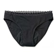 Periodenunterwäsche Slip Spitze nature schwarz, Gr. L Jessa