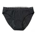 Periodenunterwäsche Slip Spitze nature schwarz, Gr. M Jessa