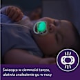 Smoczek uspokajający Ultra Air Nighttime 0-6m, dziewczynka, świecący w ciemności  PHILIPS AVENT