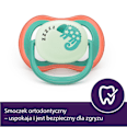 Smoczek uspokajający Ultra Air Nighttime 6-18m, chłopiec, świecący w ciemności PHILIPS AVENT