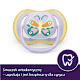 Smoczek uspokajający Ultra Air 0-6m, dziewczynka PHILIPS AVENT