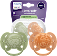 Smoczek uspokajający Ultra Soft 18m+, neutral PHILIPS AVENT