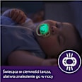 Smoczek uspokajający Ultra Air Nighttime 0-6m, neutral, świecący w ciemności PHILIPS AVENT