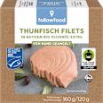 Thunfisch Filets, in nativem Bio-Olivenöl extra, MSC Zertifizierung followfood
