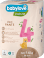 Pannolini a mutandina misura 4 (9-15 kg) babylove nature