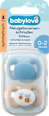 Ciuccio simmetrico in silicone 0-2 mesi babylove