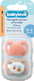 Symetrický silikónový cumlík - veľ. 0, 0 - 2 mesiacov babylove