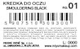 Kredka do oczu Eyeperspective Liner 01 Smouldering Black  Miyo