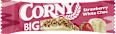 Big tyčinka s příchutí jahoda a bílá čokoláda Corny