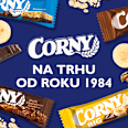 Big tyčinka s příchutí jahoda a bílá čokoláda Corny