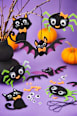 Bastelset Halloween Moosgummi-Figuren zum Aufhängen Dekorieren & Einrichten