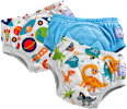 Súprava učiacich plienkových nohavičiek Chlapec Combo Blue - 3-4 roky Bambino Mio