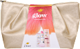 Glow ajándékcsomag neszesszerrel Dove