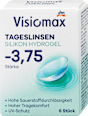 silikon-hydrogelové denní kontaktní čočky, -3,75 DP Visiomax