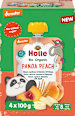 Quetschie Panda Peach Pfirsich, Aprikose, Banane mit Dinkel ab dem 8. Monat Holle