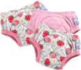 Súprava učiacich plienkových nohavičiek Dievča Strawberry- 3-4 roky Bambino Mio