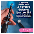 Pótfej iO elektromos fogkeféhez, GentleCare fekete színben Oral-B