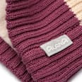 Loop Schal mit Ripp-Struktur, rosa & beige ALANA