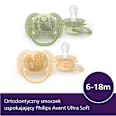 Smoczek uspokajający Ultra Soft 6-18m, neutral PHILIPS AVENT