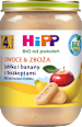 Jabłka i banany z biszkoptami BIO, po 4. miesiącu HiPP
