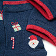 Set mit Leggings und Socken mit Weihnachts-Motiv, blau, Gr. 98/104 ALANA