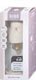 Steklena steklenička 120 ml, lateks - Ivory (počasni pretok), 4m+ BIBS