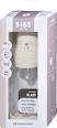 Steklena steklenička 120 ml, silikon - Ivory (počasen pretok) BIBS