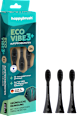 Aufsteckbürsten Eco Vibe 3+ schwarz happybrush