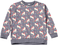 Sweatshirt mit Einhorn-Muster, grau, Gr.  ALANA