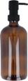 Spülmittelspender aus Glas, braun (500 ml) dm home