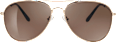 Slnečné okuliare pre dospelých - zlatohnedé SUNDANCE