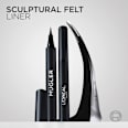 Creion de ochi lichid Sculpt Felt Negru L'ORÉAL x Mugler L'ORÉAL PARiS
