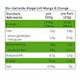 Fruchtriegel mit Getreide Mango & Orange ab 3 Jahren, (4x23 g) Freche Freunde