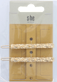Фиби за коса, златисти s-he stylecollection