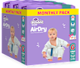 Plenice Air Dry 6 (16+ kg), mesečno pakiranje Violeta
