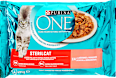 Sterilcat lazaccal és répával nedves macskaeledel sterilizált macskák számára  PURINA ONE