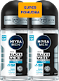 Antiperspirant roll-on Black & White Invisible Fresh - super ponudba, 2 × 50 ml NIVEA