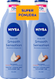 Mleko za telo Smooth Sensation - super ponudba, 2 × 400 ml NIVEA